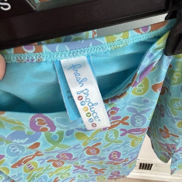 Fresh Produce Swimsuit & Skirt Size 6 8 Splash Fish Beach Coastal One Piece Set! - Picture 7 of 8